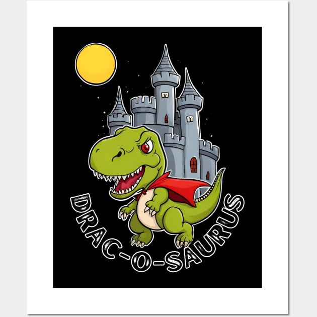 Dinosaur T-Rex Vampire Dracula Wall Art by MordaxFurittus